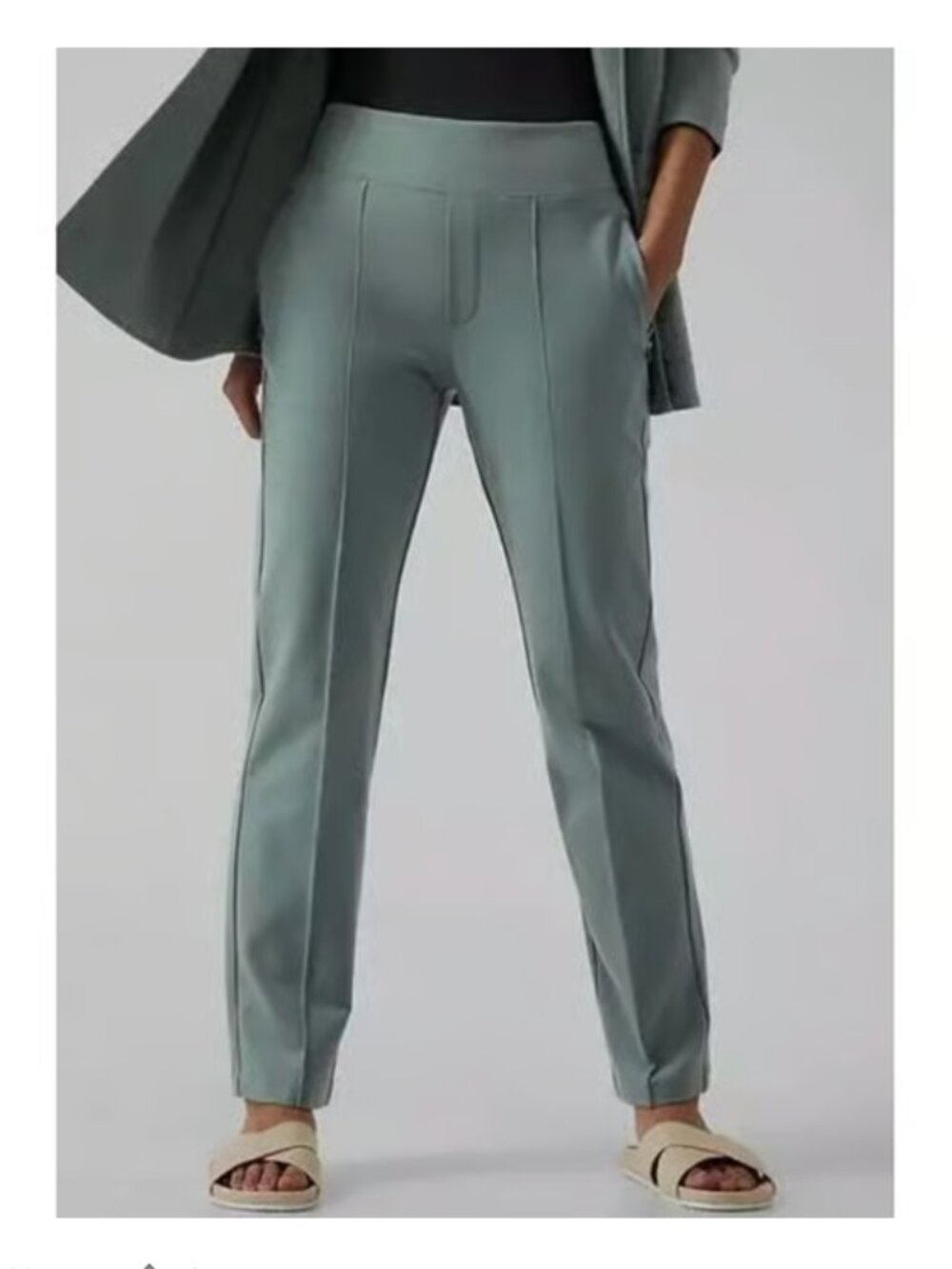 ATHLETA Eastbound Straight Leg Pants Blue Size 2